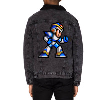 Megaman X Unisex Sherpa-lined Denim Jacket | Artistshot