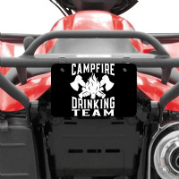 Campfire Drinking Team Bushcraft Hiking T Shirt Atv License Plate | Artistshot