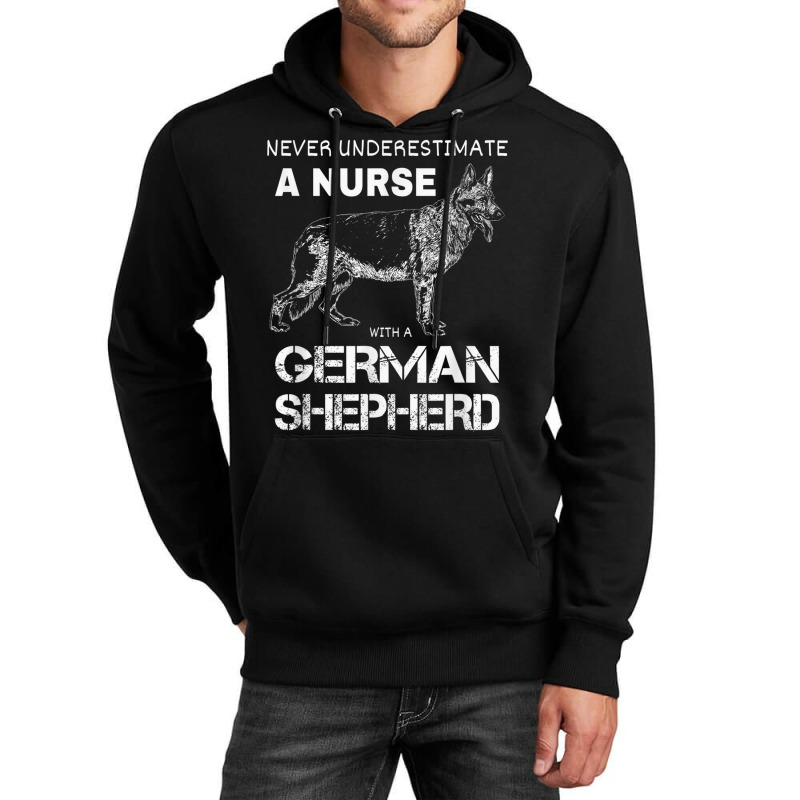 German Shepherd Dog For A Nurse Tshirt Unisex Hoodie | Artistshot