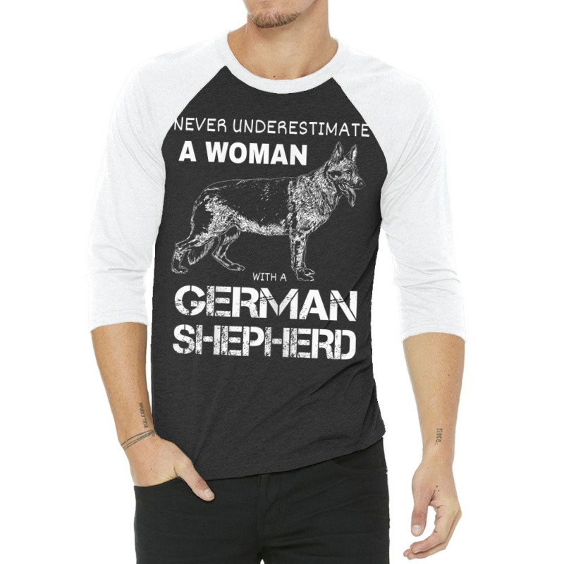 German Shepherd Dog For The German Shepherd Mom Tshirt 3/4 Sleeve Shirt | Artistshot