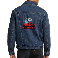 Reboot Thomas Dismantle Capitalism Men Denim Jacket | Artistshot