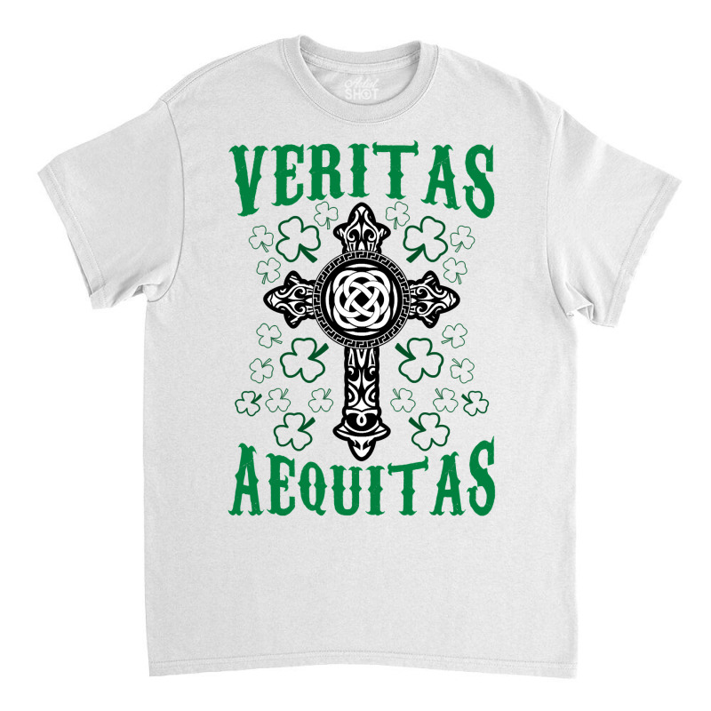 St Patricks Day Irish Veritas Aequitas Ireland Classic T-shirt by thuhuong | Artistshot