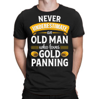 Gold Panning Funny Old Man Mining Prospecting Gift Tshirt T-shirt | Artistshot