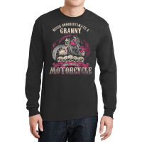 Granny Biker Chick Lady Motorcycle Tshirt Long Sleeve Shirts | Artistshot