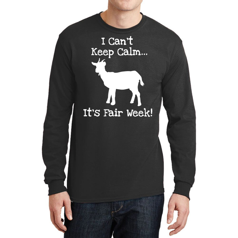 State And County Fair Show Goat Farm Animal Showing Long Sleeve Shirts by thuhuong | Artistshot