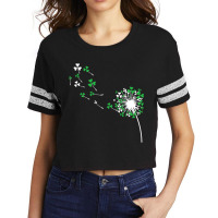 St Patricks Day Dandelion Shamrock Men Women Cute Funny Gift Scorecard Crop Tee | Artistshot