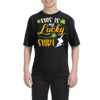 Snowboarding St Patricks Day T  Shirt Snowboarding This Is My Lucky Sh Youth Tee | Artistshot