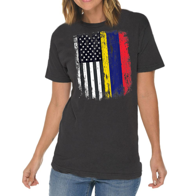 Duel Flag Design Mauritius And American Duel Citizen T Shirt Vintage T-Shirt by noelenedh2mar | Artistshot