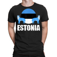 Estonia Estonian Estonia National Animal Silhouette T Shirt T-shirt | Artistshot