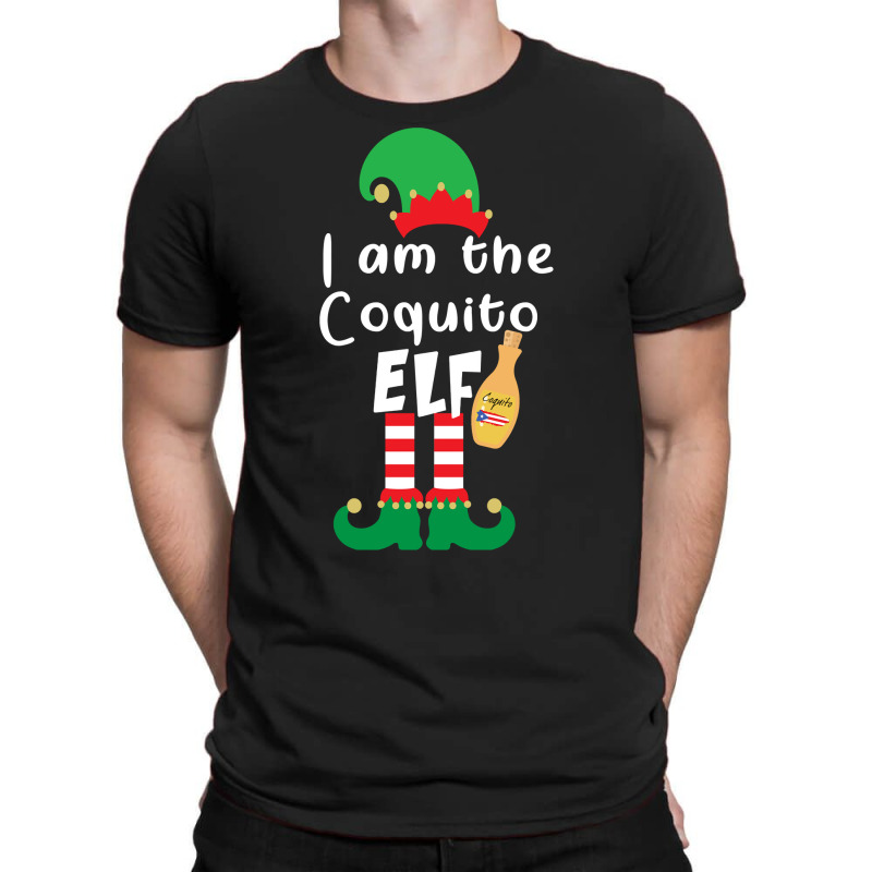 Playa Serena Funny Christmas  Coquito Elf Funny Puerto Rico Matching C T-Shirt by gennej | Artistshot