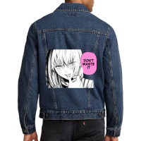 Micchon Shikimori Anime, Shikimoris Not Just A Cutie Men Denim Jacket | Artistshot