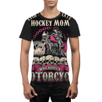 Hockey Biker Chick Lady Mom Motorcycle Tshirt Graphic T-shirt | Artistshot