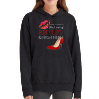 Hot Lips And High Heels . The Power Of Femininity Vintage Hoodie | Artistshot