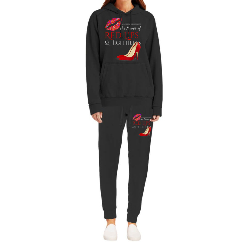 Hot Lips And High Heels . The Power Of Femininity Hoodie & Jogger Set | Artistshot