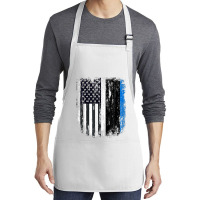 Duel Flag Design Estonia And American Duel Citizen T Shirt Medium-length Apron | Artistshot