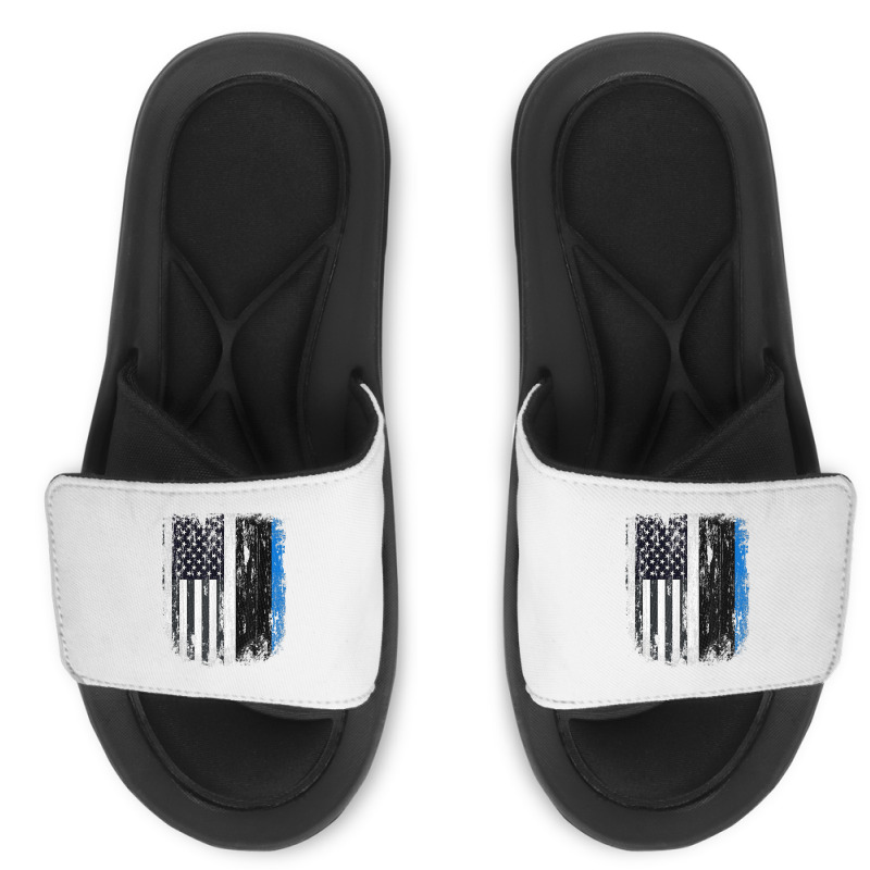 Duel Flag Design Estonia And American Duel Citizen T Shirt Slide Sandal | Artistshot