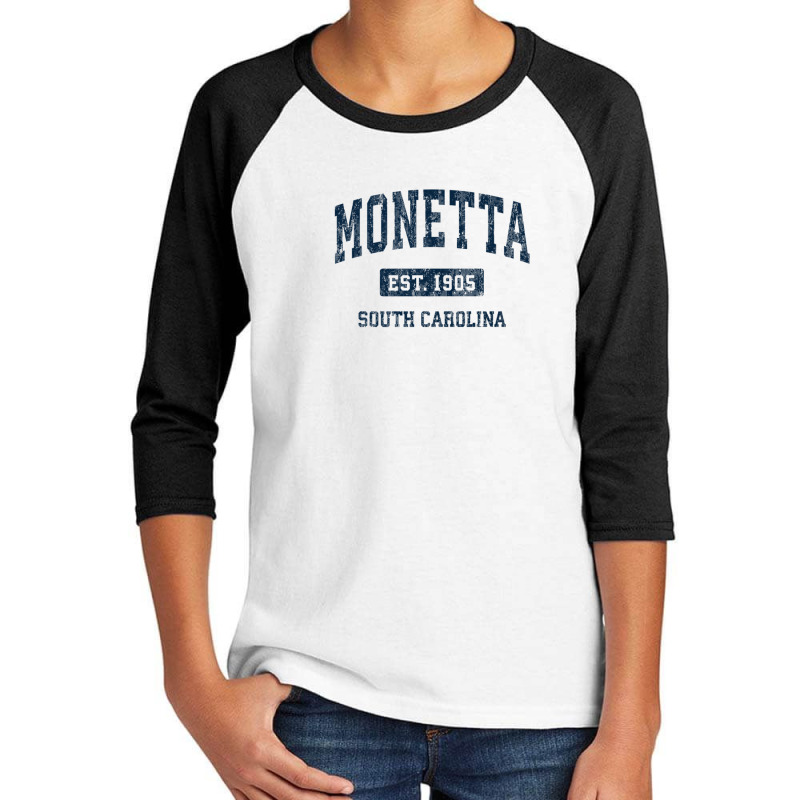 Monetta South Carolina Sc Vintage Athletic Sports Design Youth 3/4 Sleeve by kajmakgezimiy | Artistshot