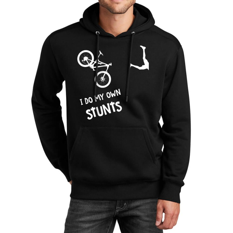 I Do My Own Stunts Mountain Bike Shirt - Funny Mtb Unisex Hoodie | Artistshot