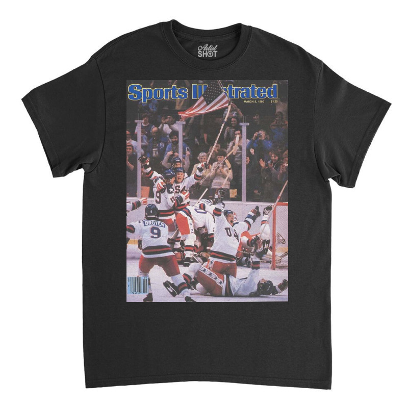 Usa Hockey, 1980 Winter Olympics Sports Illustrated Cover Classic T-shirt | Artistshot