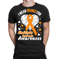 I Wear Orange For Multiple Sclerosis Awareness Shirt Tshirt T-shirt | Artistshot