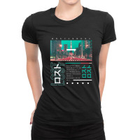 Japanese Streetwear Retro Vibes Aesthetic Tokyo Fashion Ladies Fitted T-shirt | Artistshot