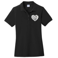 Polar Bear Lover Polar Bear Heart Valentine Gift Men Women Ladies Polo Shirt | Artistshot