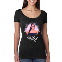 Graffiti Style With Nasty Latin Woman Sexy Photography T Shirt Women's Triblend Scoop T-shirt | Artistshot