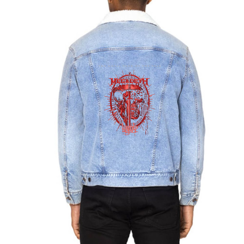 Lamb Of God Unisex Sherpa-Lined Denim Jacket by RandallMitchell | Artistshot