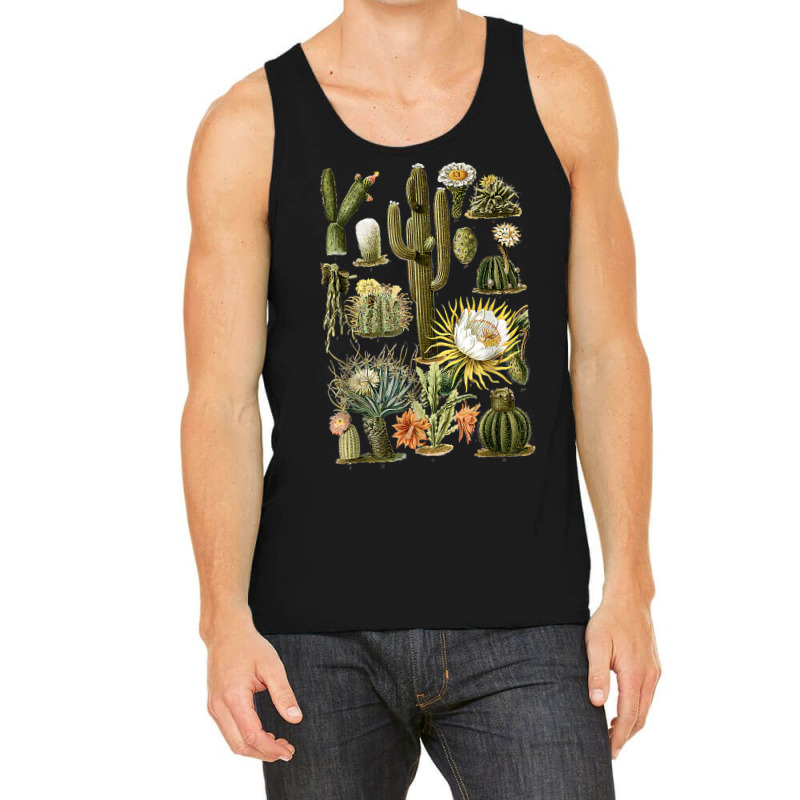 Succulent Plants Cactus Wildflowers Botanicals For Gardening T Shirt Tank Top by joeykujalat4t | Artistshot