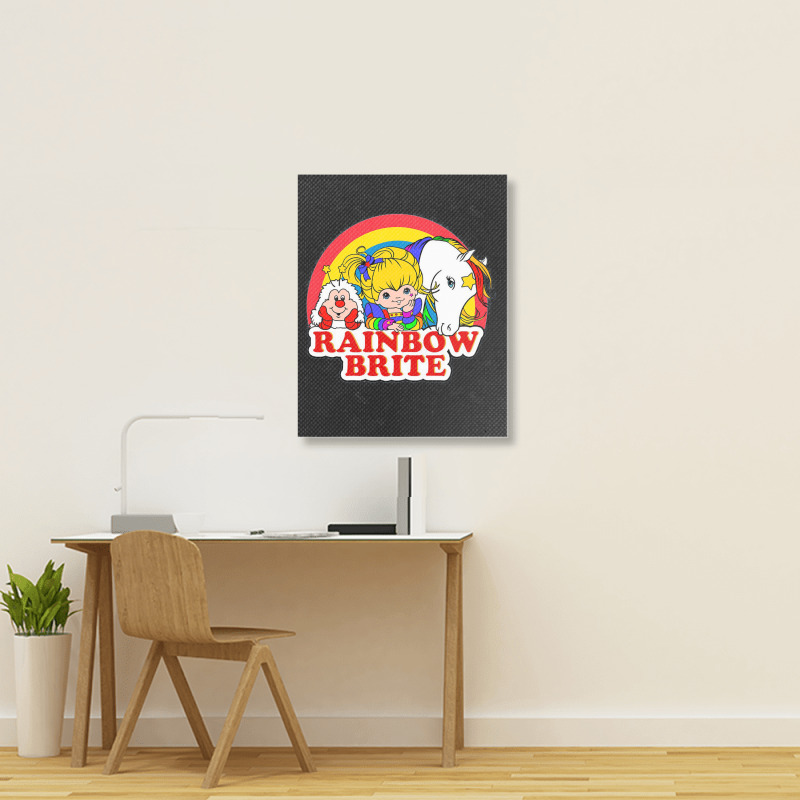 Rainbow Brite, Twink And Starlite Portrait Canvas Print | Artistshot