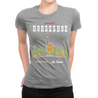 Binion's Horseshoe Hotel Casino Vintage Retro Las Vegas Funny Nostalgi Ladies Fitted T-shirt | Artistshot