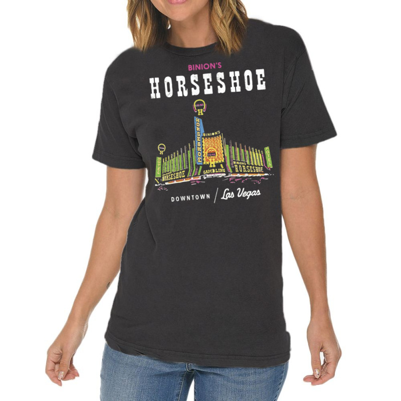 Binion's Horseshoe Hotel Casino Vintage Retro Las Vegas Funny Nostalgi Vintage T-Shirt by archatkikkam | Artistshot