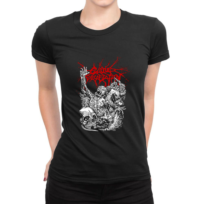 Cattle Decapitation Design Ladies Fitted T-Shirt by WilliamRobinson | Artistshot