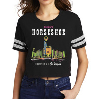 Binion's Horseshoe Hotel Casino Vintage Retro Las Travel Aesthetic Hip Scorecard Crop Tee | Artistshot