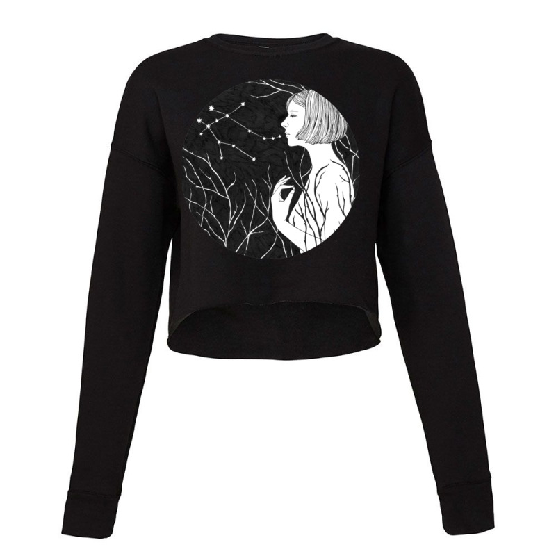 Constellation Under Stars Essential Cropped Sweater by JamesBurges | Artistshot