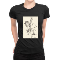 Contrabass Groovin' Ladies Fitted T-shirt | Artistshot