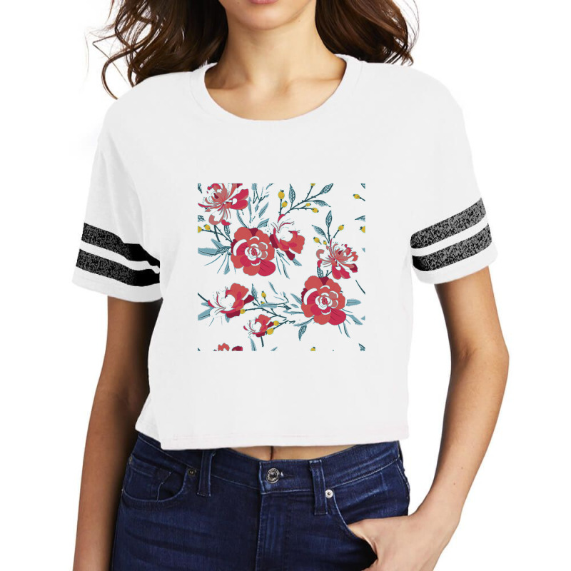 Spring Blooms  Spring Blooming Petals Scorecard Crop Tee by abadiva | Artistshot