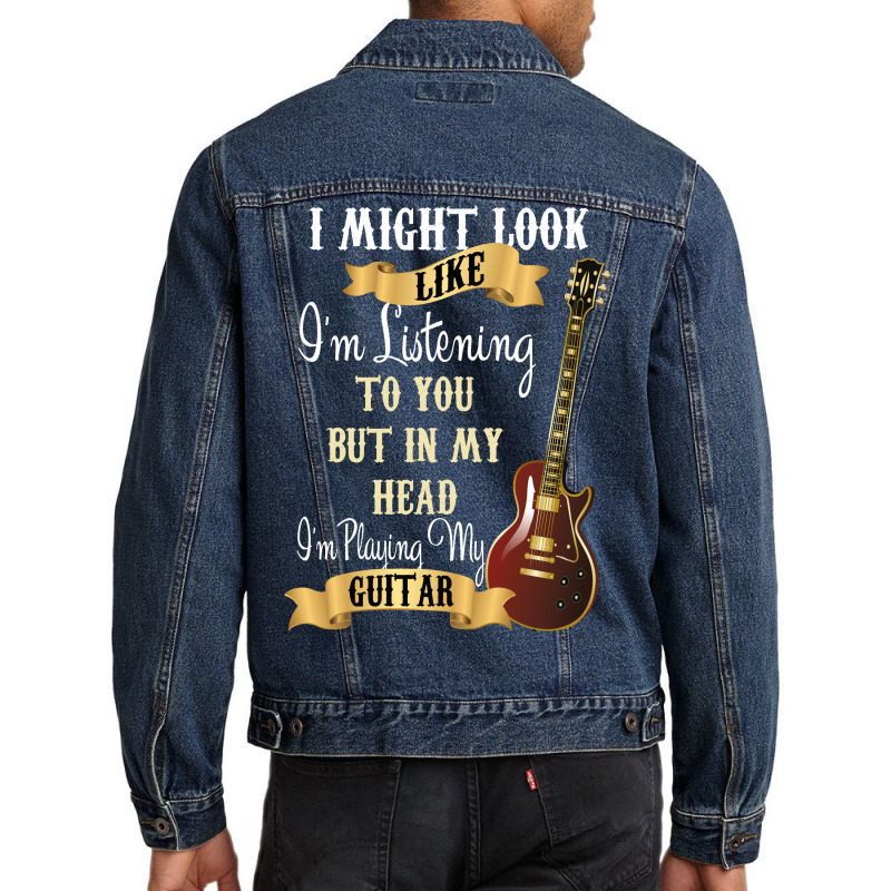Guitar Men Denim Jacket | Artistshot