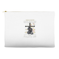 Jesus Cross Knight Templar Stand With God Judge By The World Accessory Pouches | Artistshot