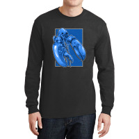 Funny Jumpscare Lobster Meme Blue Crustacean Pullover Hoodie Long Sleeve Shirts | Artistshot