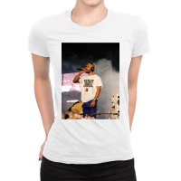 Frank Live Stage Concert Ladies Fitted T-shirt | Artistshot