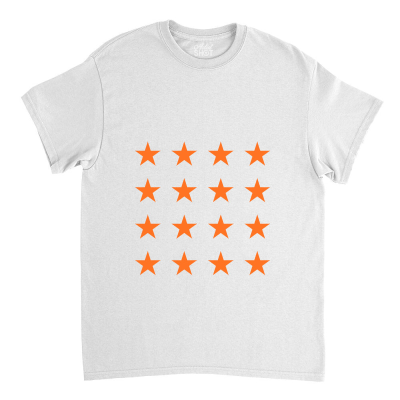 Stars  Star Pattern Orange Classic T-shirt by abadiva | Artistshot