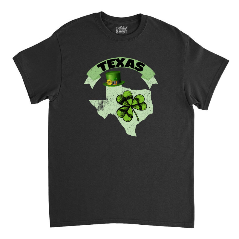 St. Patricks Day Texas Classic T-shirt by autlu2024 | Artistshot