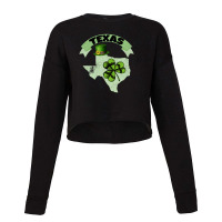 St. Patricks Day Texas Cropped Sweater | Artistshot