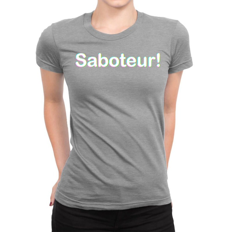 Saboteur Cool Ladies Fitted T-Shirt by nudinrilamuy | Artistshot