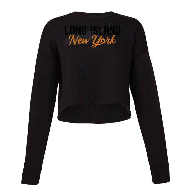 Long Island New York Vintage Ny Classic Li New York Design T Shirt Cropped Sweater by kylrahal8pot | Artistshot