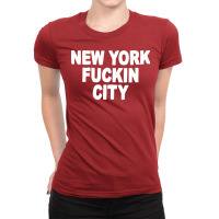 New York Fuckin City Vintage Hippie Cute  (1) (1) Ladies Fitted T-shirt | Artistshot