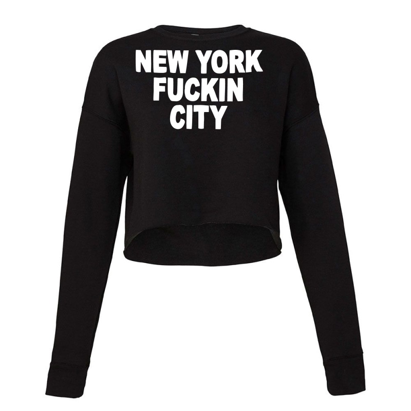 New York Fuckin City Vintage Hippie Cute  (1) (1) Cropped Sweater by tumapiksouy | Artistshot