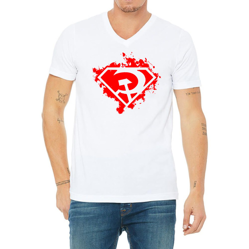 The Red Son V-neck Tee | Artistshot