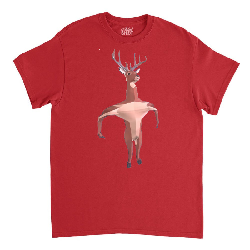 Running Deer Simulator Funny Gift Classic T-shirt by gemmyilkanet | Artistshot